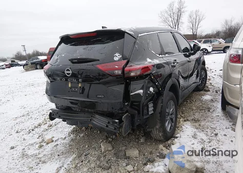 2025 Nissan Rogue S Intelligent Awd из США, поврежденный, VIN 5N1BT3AB0SC848815